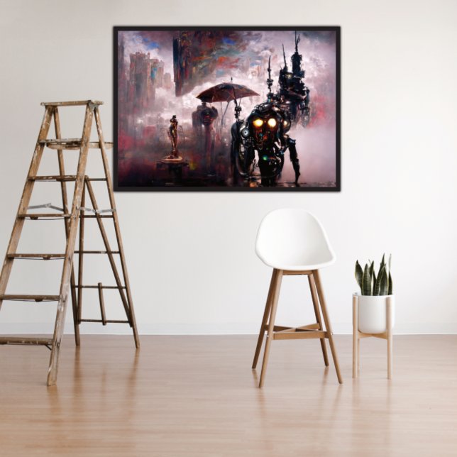 Humanoid Cyberpunk Poster (Skapare uppladdad)