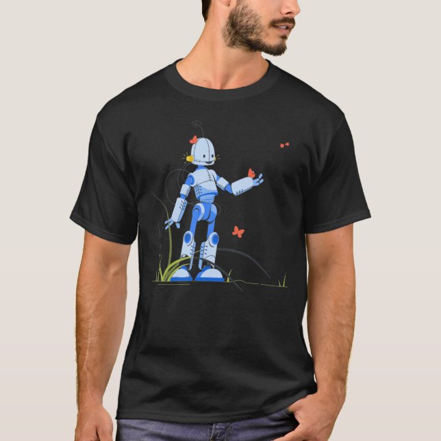 Humanoid Robot T Shirt (Framsida)