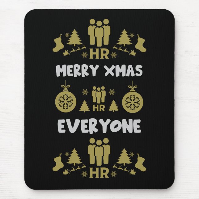 Humanresurser Ugly Santa Julafton Gifts Musmatta (Framsidan)