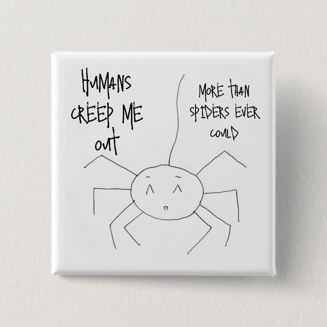 Humans Creep Me Out knapp (Framsida)