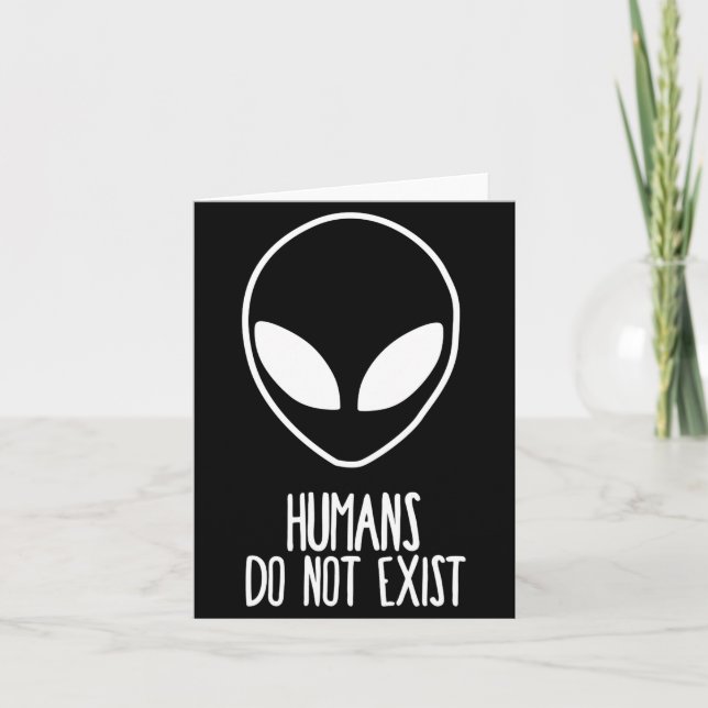 Humans Dont Exist  Kort (Framsida)