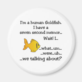 Humansk guldfisk magnet