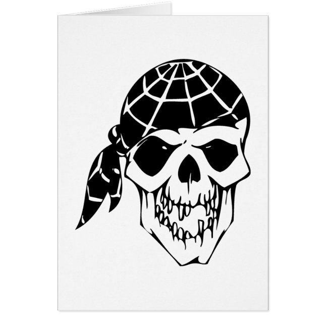 HumanSkull Hälsningskort (Framsidan)