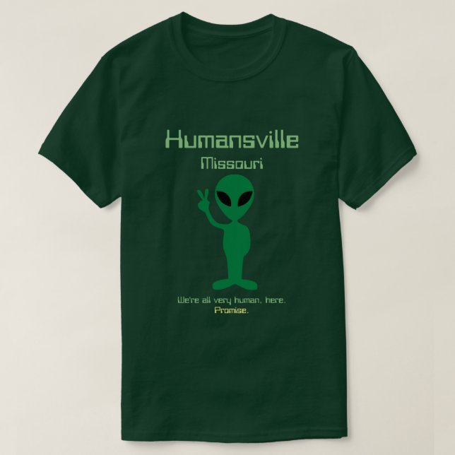 Humansville Missouri T Shirt (Design framsida)