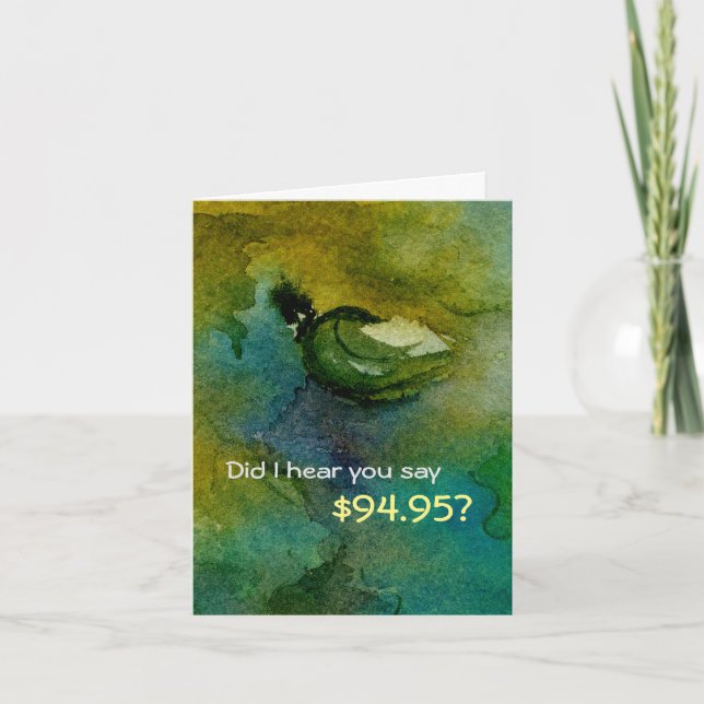 Humant 95:e födelsedagskort kort (Framsida)