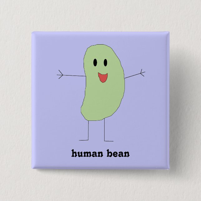 Humant Bean pin Knapp (Framsida)