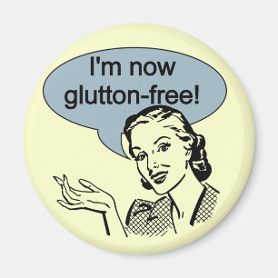 Humant Dieting Glutton Free Magnet