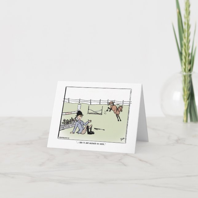 Humant Equestrian Greeting Card Kort (Framsida)