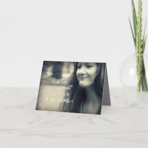 Humant födelsedagshälsningskort kort