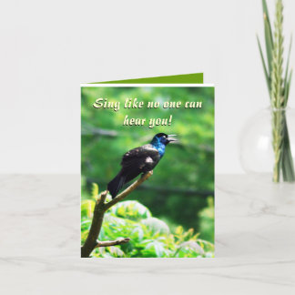 Humant födelsedagshälsningskort kort