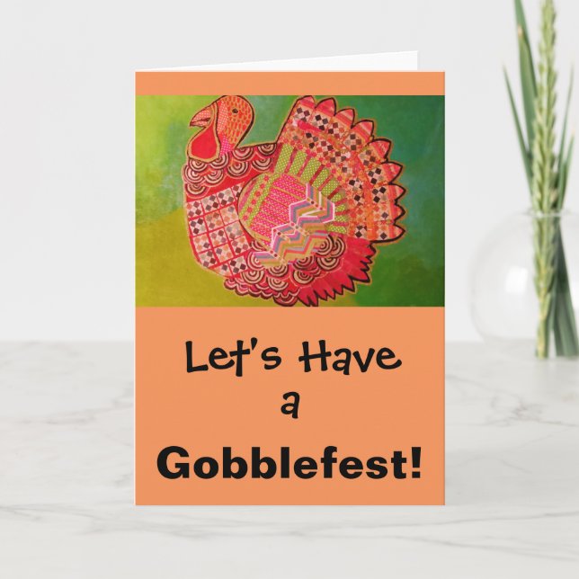 Humant Greeting Card med Bright Turkiet Kort (Framsida)