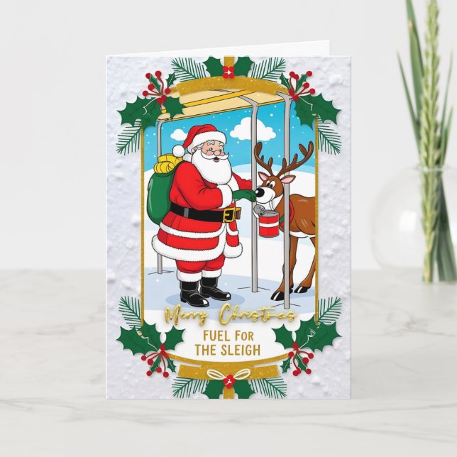 Humant julkort åt vem som helst helgkort (Framsida)