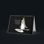Humant julkort för Snögubbe Kettle Klockor Helgkort<br><div class="desc">Nån vill att snögubbe ska pumpa upp sina biceps så att han får en annan ringsignal till jul. Om du vill skicka några helgdag humor,  försök skicka dessa kort till vänner eller klienter!</div>