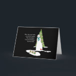 Humant julkort för Snögubbe Kettle Klockor Helgkort<br><div class="desc">Nån vill att snögubbe ska pumpa upp sina biceps så att han får en annan ringsignal till jul. Om du vill skicka några helgdag humor,  försök skicka dessa kort till vänner eller klienter!</div>