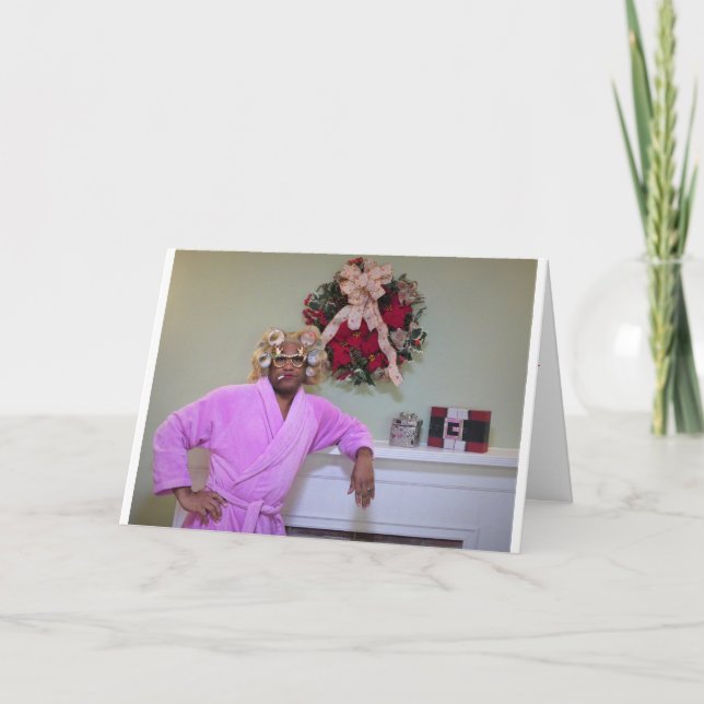 Humant julkort helgkort (Framsida)