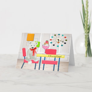 Humant, ledande kort med katt och häst