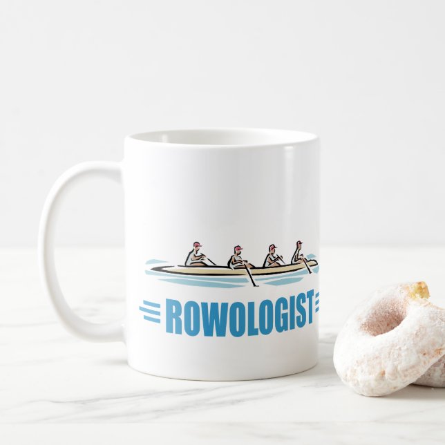 Humant roterande kaffemugg (Med munk)