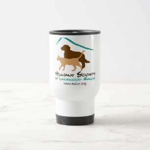 Humant samhälle på travel mug för Lakewood Resemugg