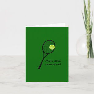 Humant Tennis Birthday-kort Kort