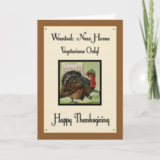 Humant Thanksgiving Day Card Helgkort