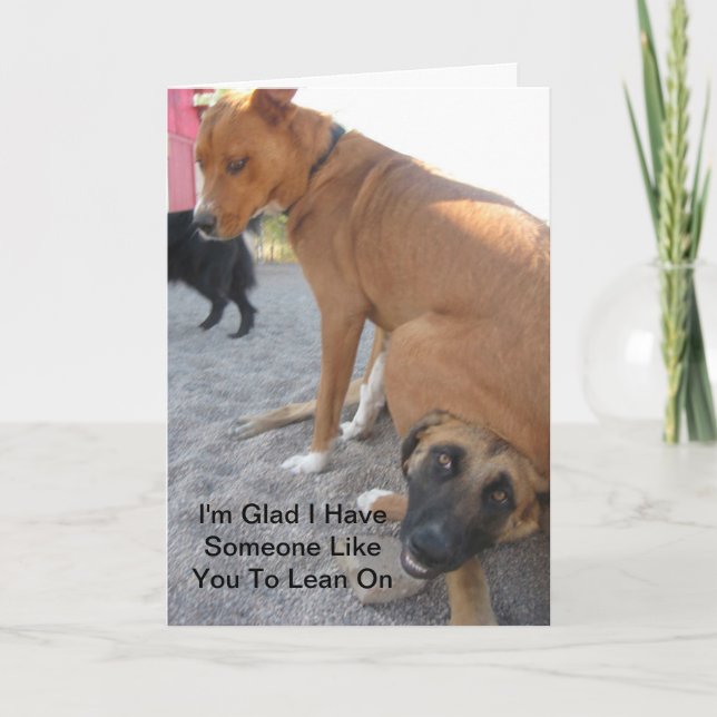 Humant Vänskap Card Kort (Framsida)