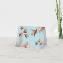 Humant vid anteckningskort