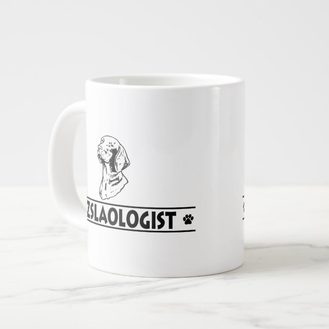 Humant Vizsla Jumbo Mugg (Framsida vänster)