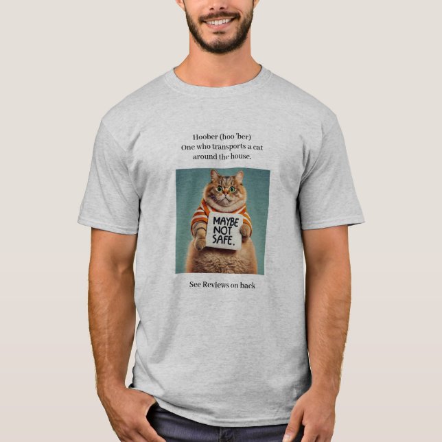 Humantransporter för katter t shirt (Framsida)