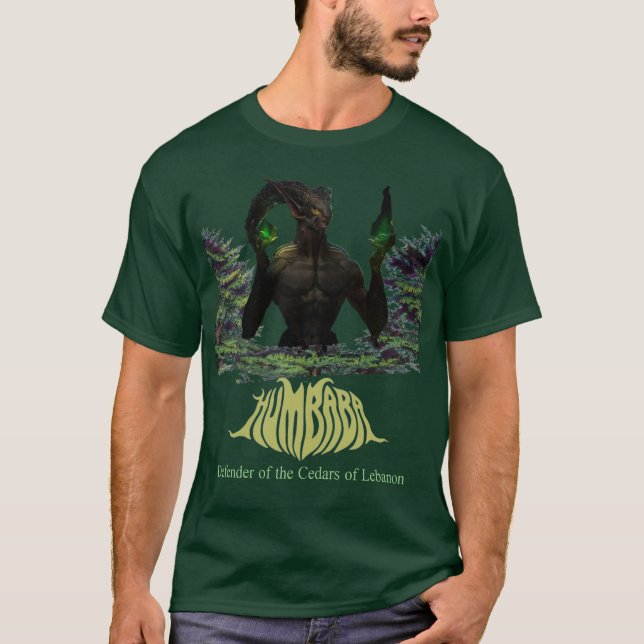 Humbaba, försvarare av Libanons cederskog T Shirt (Framsida)