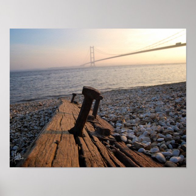 Humber Bridge #3 [Skriv ut] Poster (Framsidan)