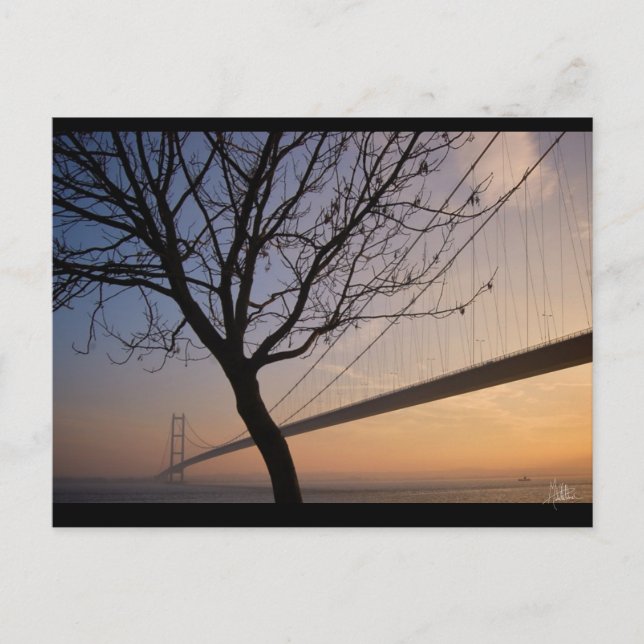 Humber Bridge #4 [vykort] Vykort (Framsida)