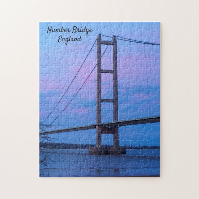 Humber Bridge England Jigszle Puzzle Pussel (Vertikal)