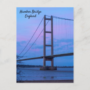 Humber Bridge England-vykort Vykort