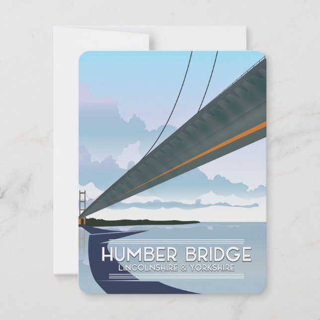 Humber Bridge, Lincolnshire och Yorkshire (Framsida)