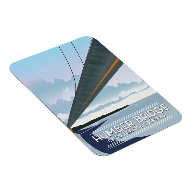 Humber Bridge, Lincolnshire & Yorkshire Magnet (Högersidan)