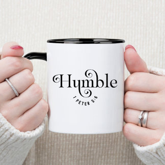 Humble Bible Verse Christian Coffee Mugg