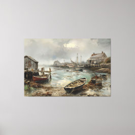 Humble Fleet: Kustbyn Canvastryck