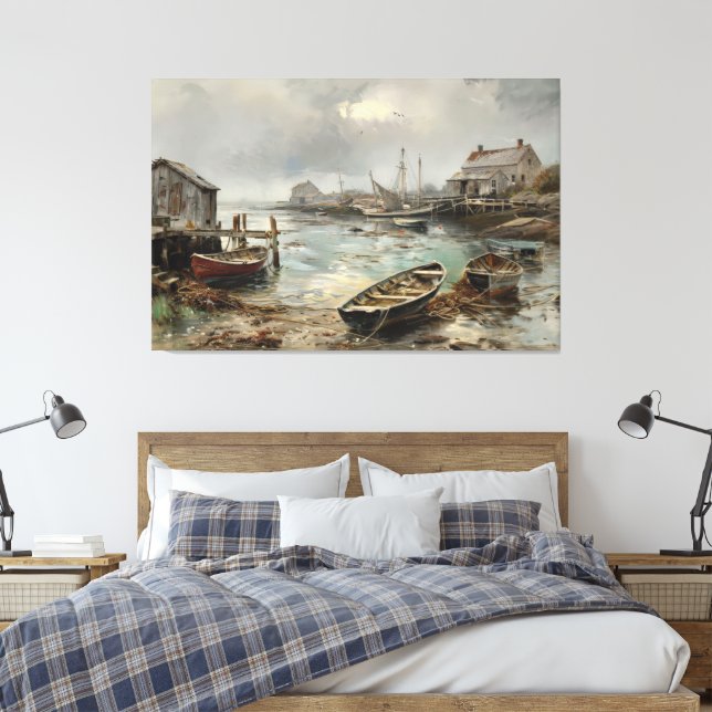 Humble Fleet: Kustbyn Canvastryck (Insitu (sovrum))