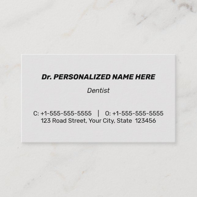 Humble, Konservativ och Corporate Affärskort Visitkort (Framsida)