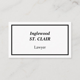 Humble, Law Professionell Affärskort Visitkort