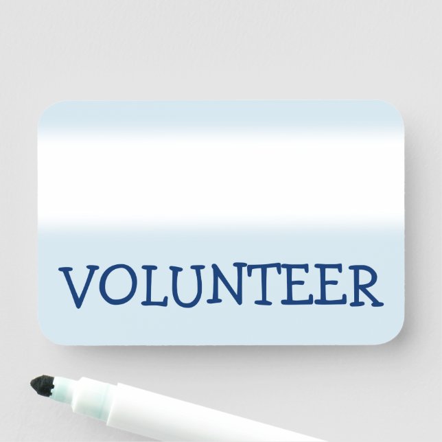 Humble "VOLUNTEER" Namn bricka Namnbricka (På plats)