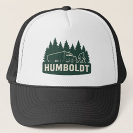 Humboldt Bigfoot Semi-Truck & Forest Silhouette  Keps