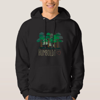 Humboldt County California Redwood Träd Hoodie