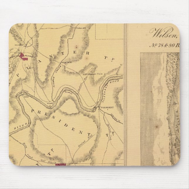 Humboldt gruvdrift och ref Co. Musmatta (Framsidan)