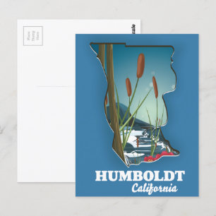 Humboldt kalifornien karta vykort