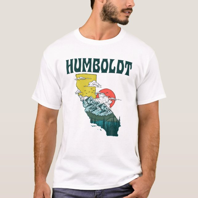 Humboldt Kaliforniens utomhusnatur T Shirt (Framsida)