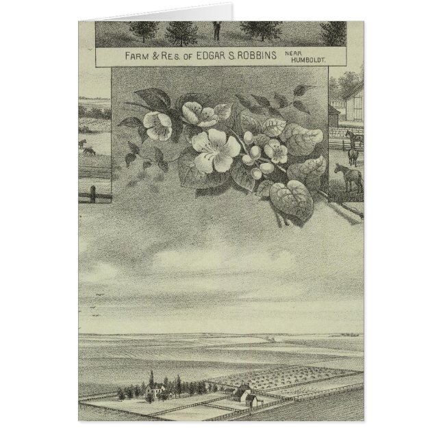 Humboldt, Kansas Hälsningskort (Framsidan)