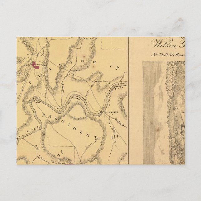 Humboldt Mining & Ref Co. Vykort (Framsida)