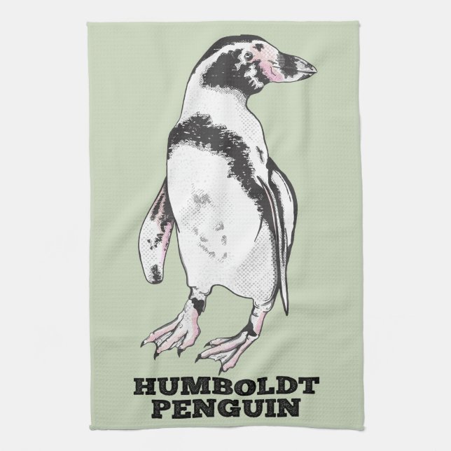 Humboldt penguin kökshandduk (Vertikal)