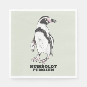 Humboldt penguin pappersservett